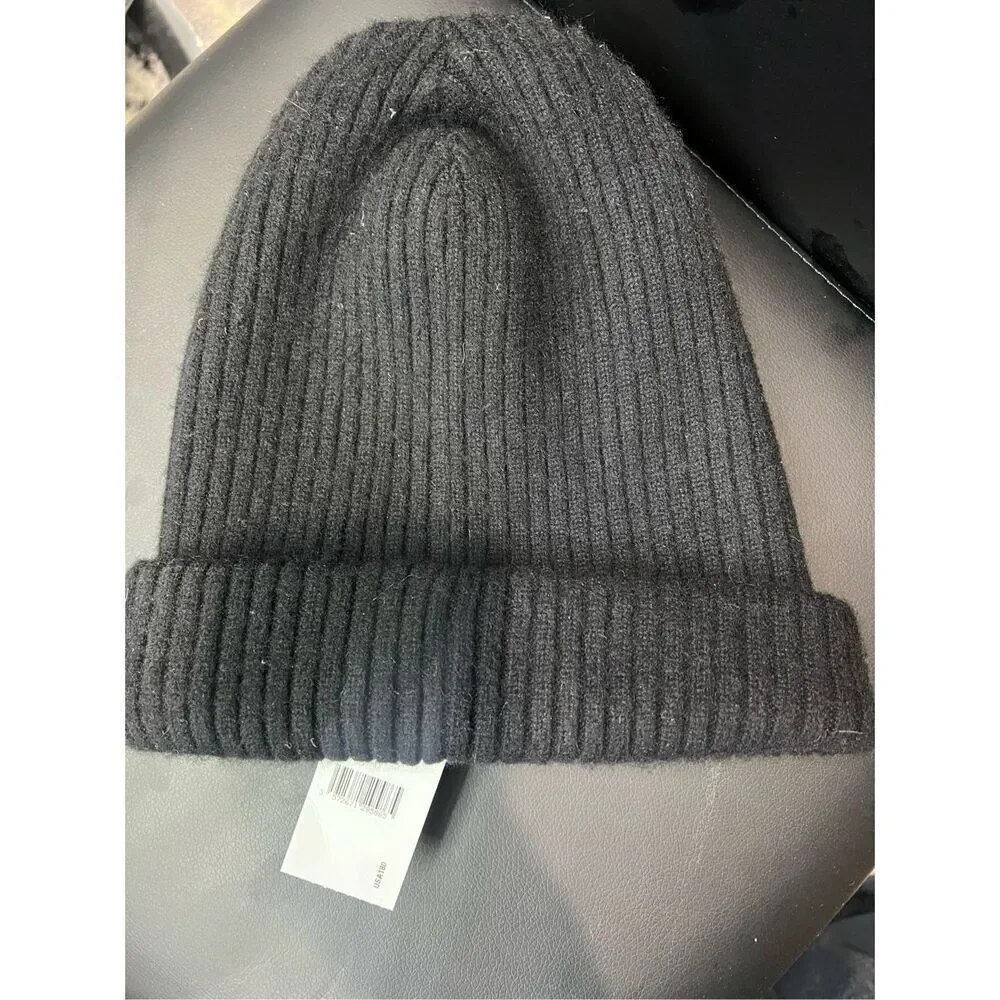 Chanel black beanie